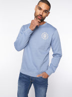 Duck & Cover Keyaan Crew Neck Sweat Blue