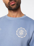 Duck & Cover Keyaan Crew Neck Sweat Blue