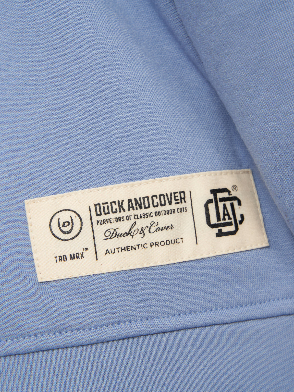 Duck & Cover Keyaan Crew Neck Sweat Blue