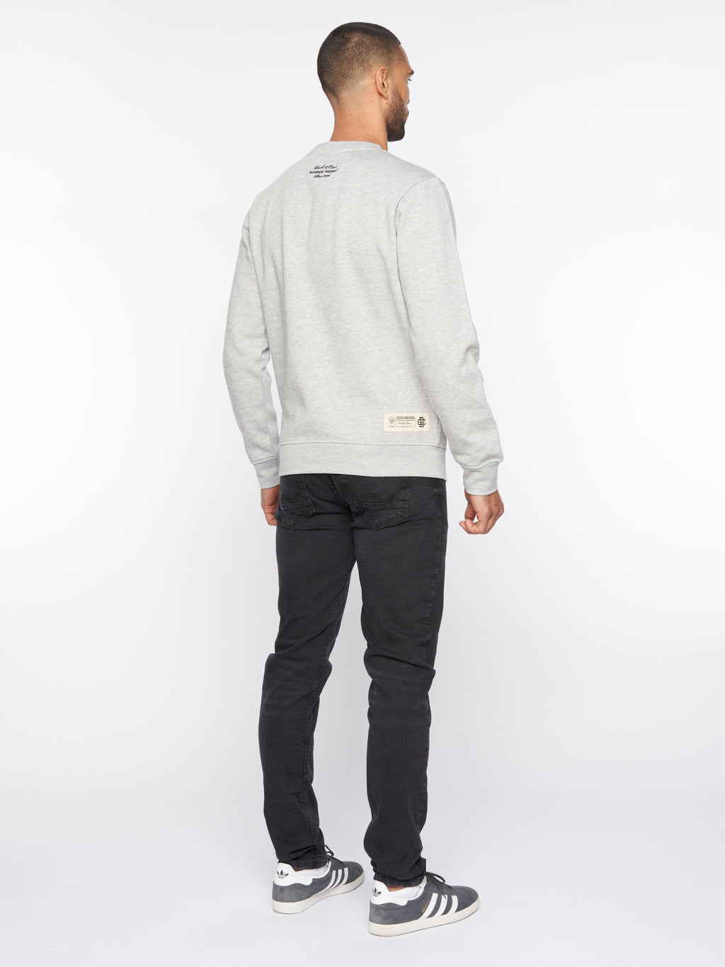Duck & Cover  Keyaan Crew Neck Sweat Grey