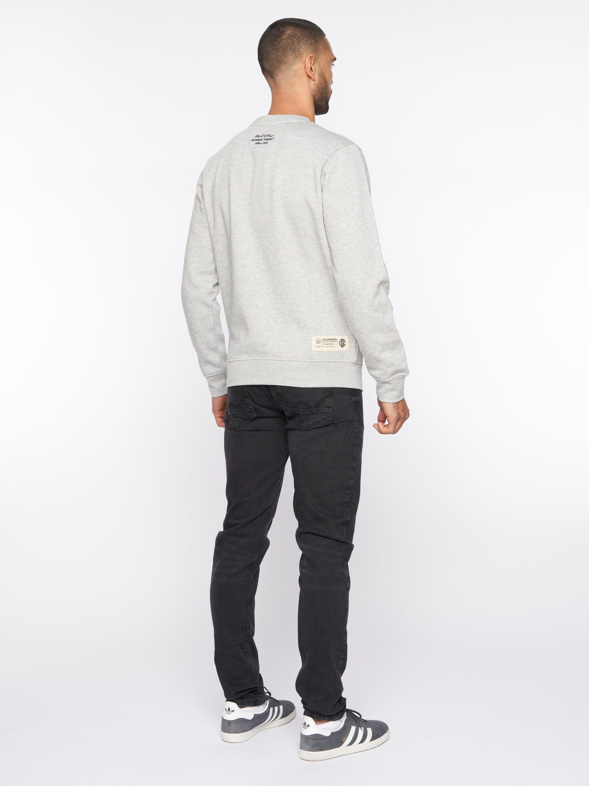Duck & Cover  Keyaan Crew Neck Sweat Grey