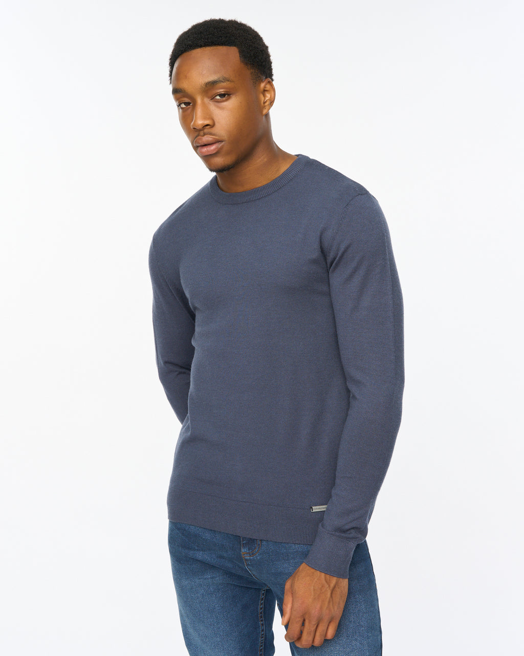 Duck & Cover Consenza Crew Knit Navy