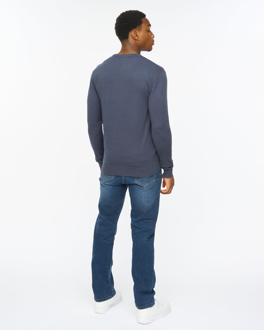 Duck & Cover Consenza Crew Knit Navy