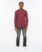 Duck & Cover Consenza Crew Knit  Raisin
