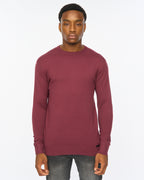 Duck & Cover Consenza Crew Knit  Raisin