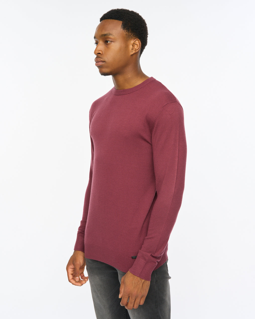 Duck & Cover Consenza Crew Knit  Raisin