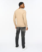 Duck & Cover Consenza Crew Knit Stone