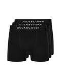 Duck & Cover Sagnet Boxers All  Black 3 pack