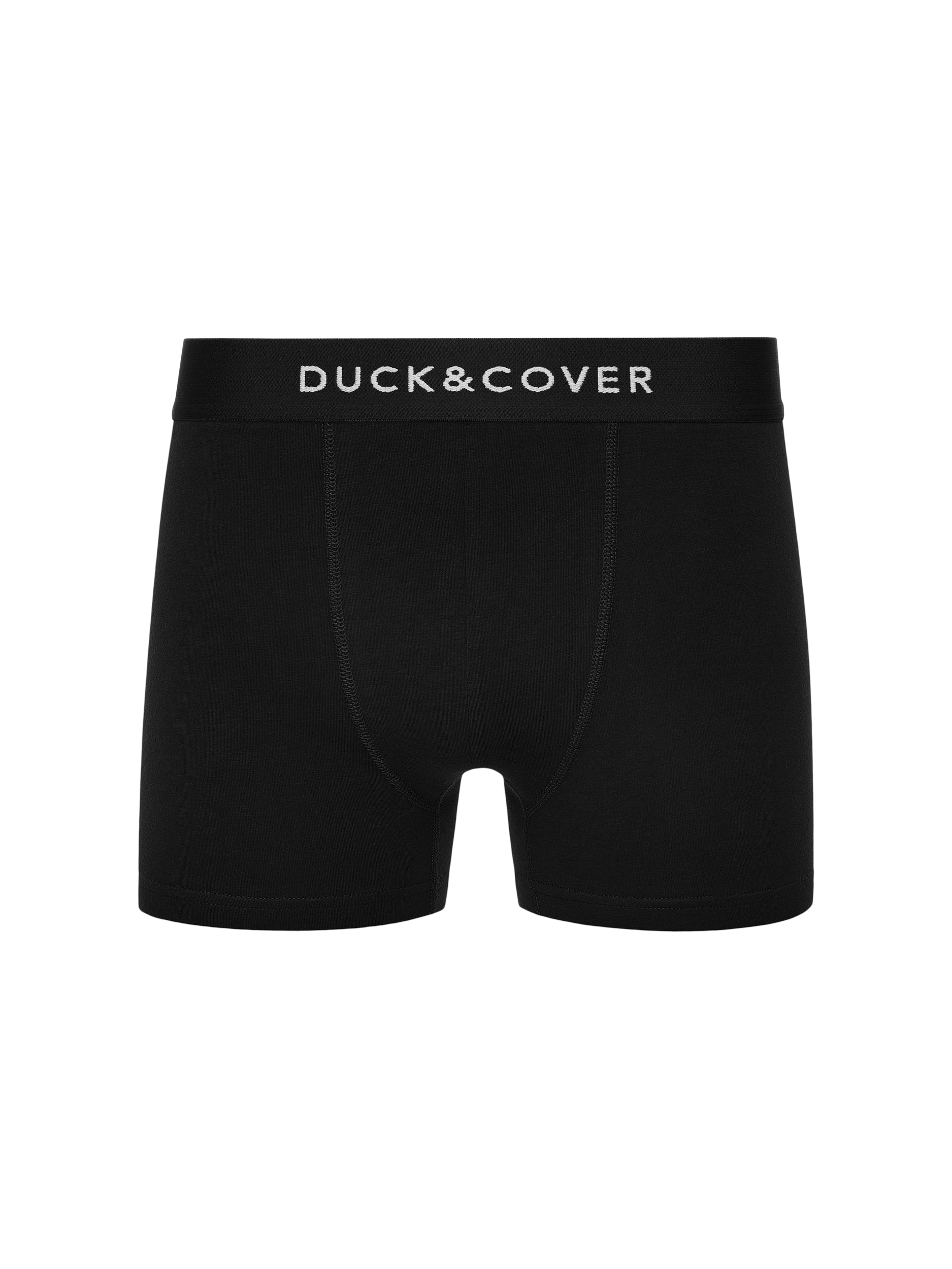 Duck & Cover Sagnet Boxers All  Black 3 pack
