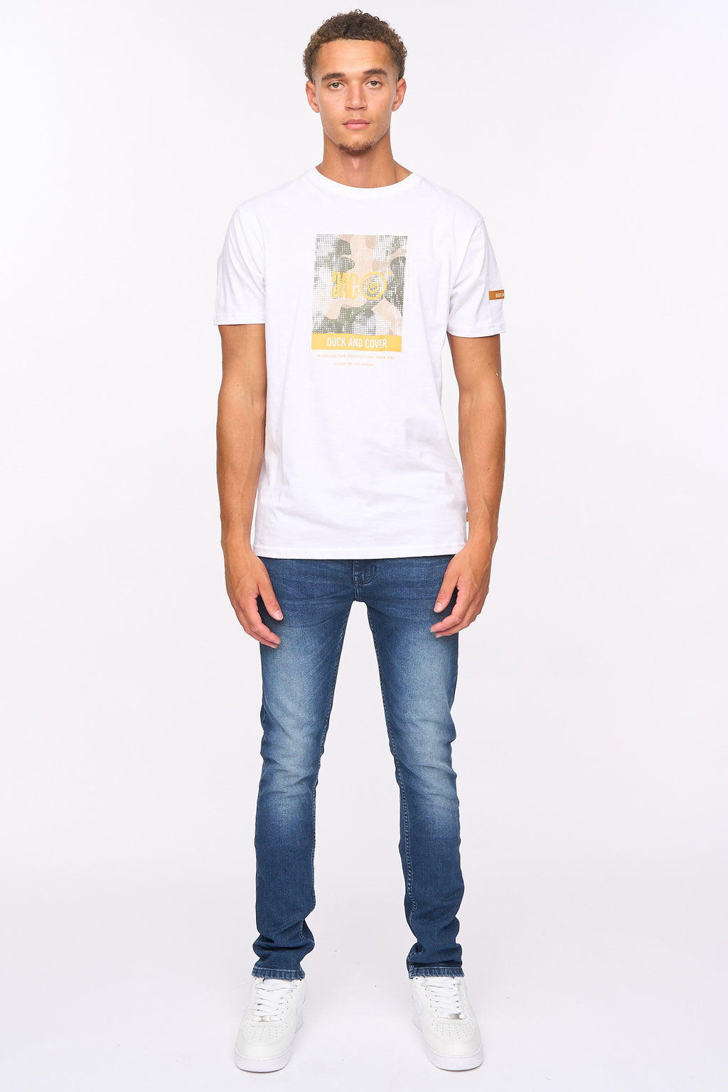 Duck & Cover Maylead Slim Fit Jeans Dark Wash