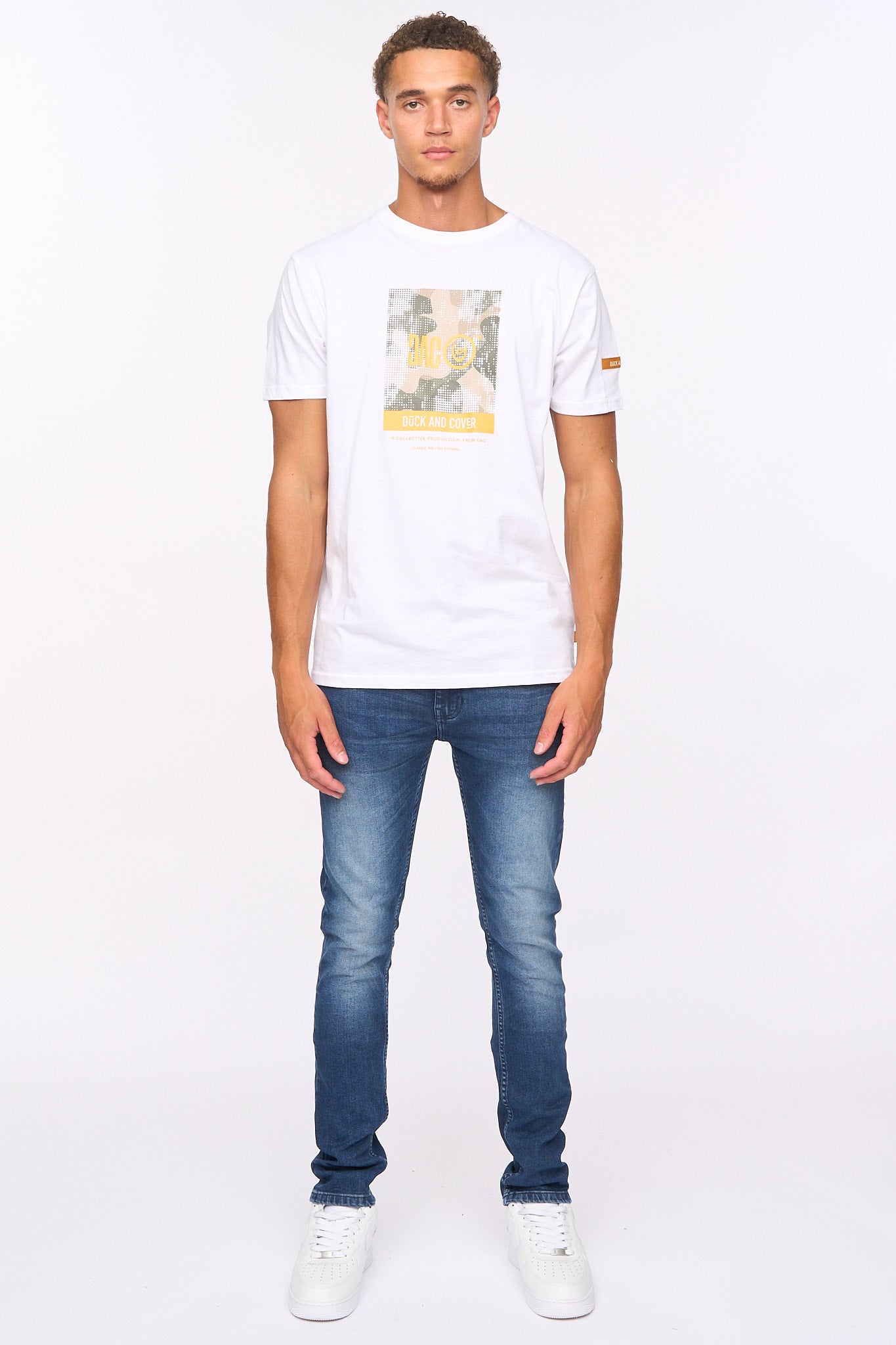 Duck & Cover Maylead Slim Fit Jeans Dark Wash