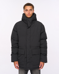 Duck and Cover Fletchley Puffer Jacket   Black