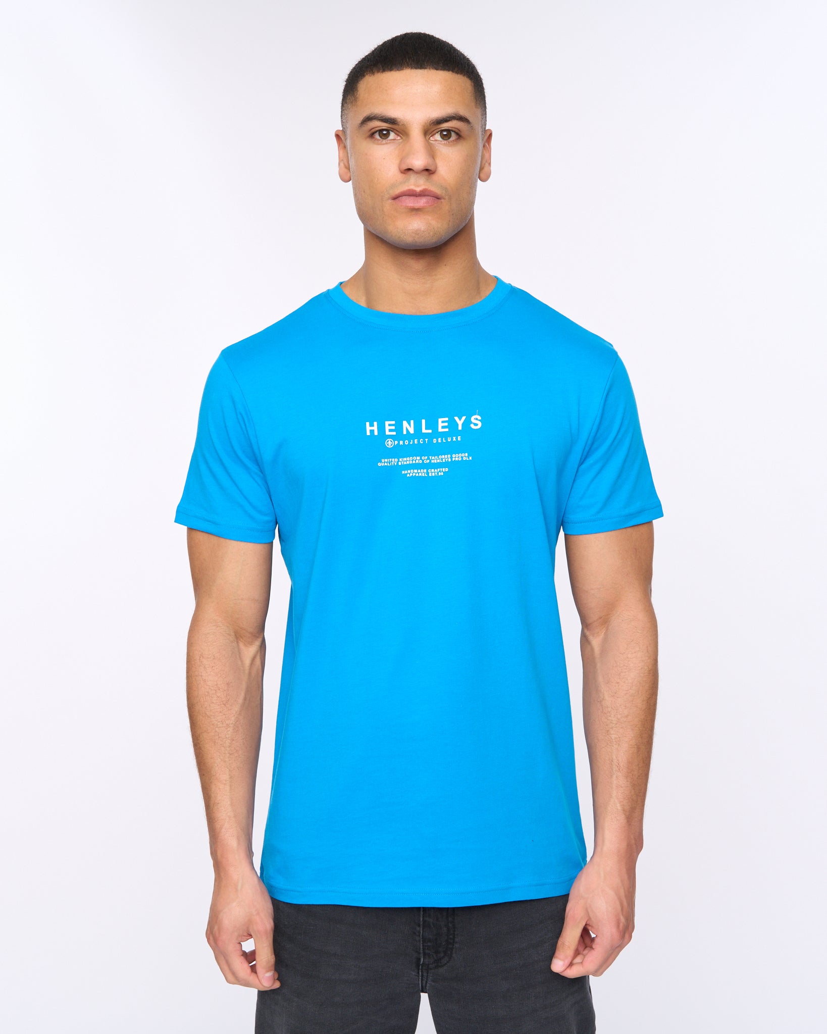 Henleys Henstack T-Shirt Electric Blue