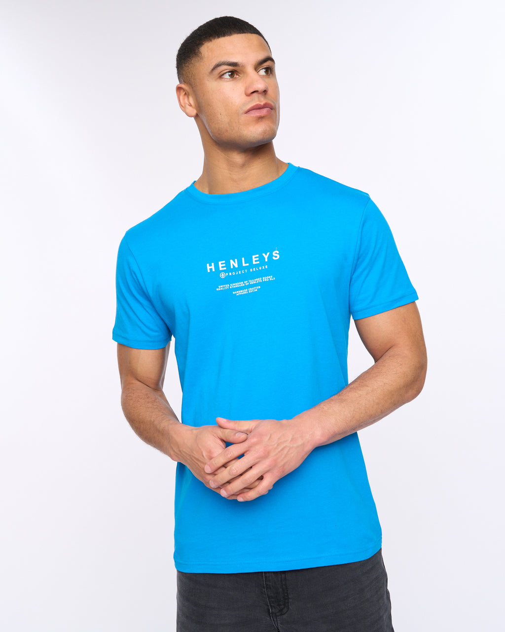 Henleys Henstack T-Shirt Electric Blue