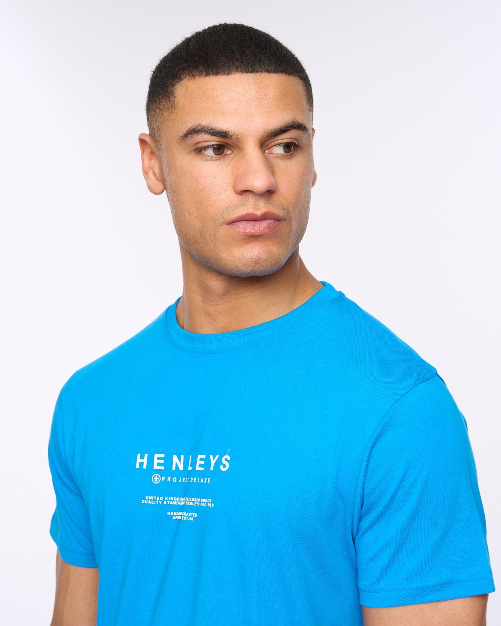 Henleys Henstack T-Shirt Electric Blue