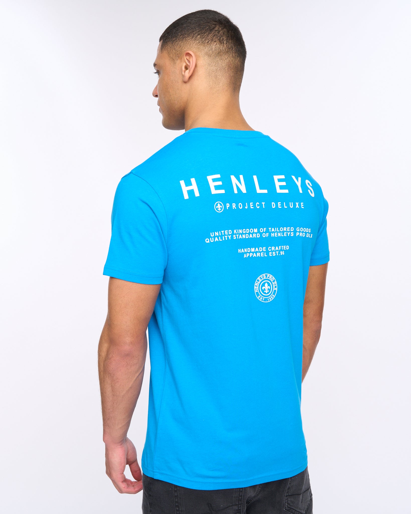 Henleys Henstack T-Shirt Electric Blue