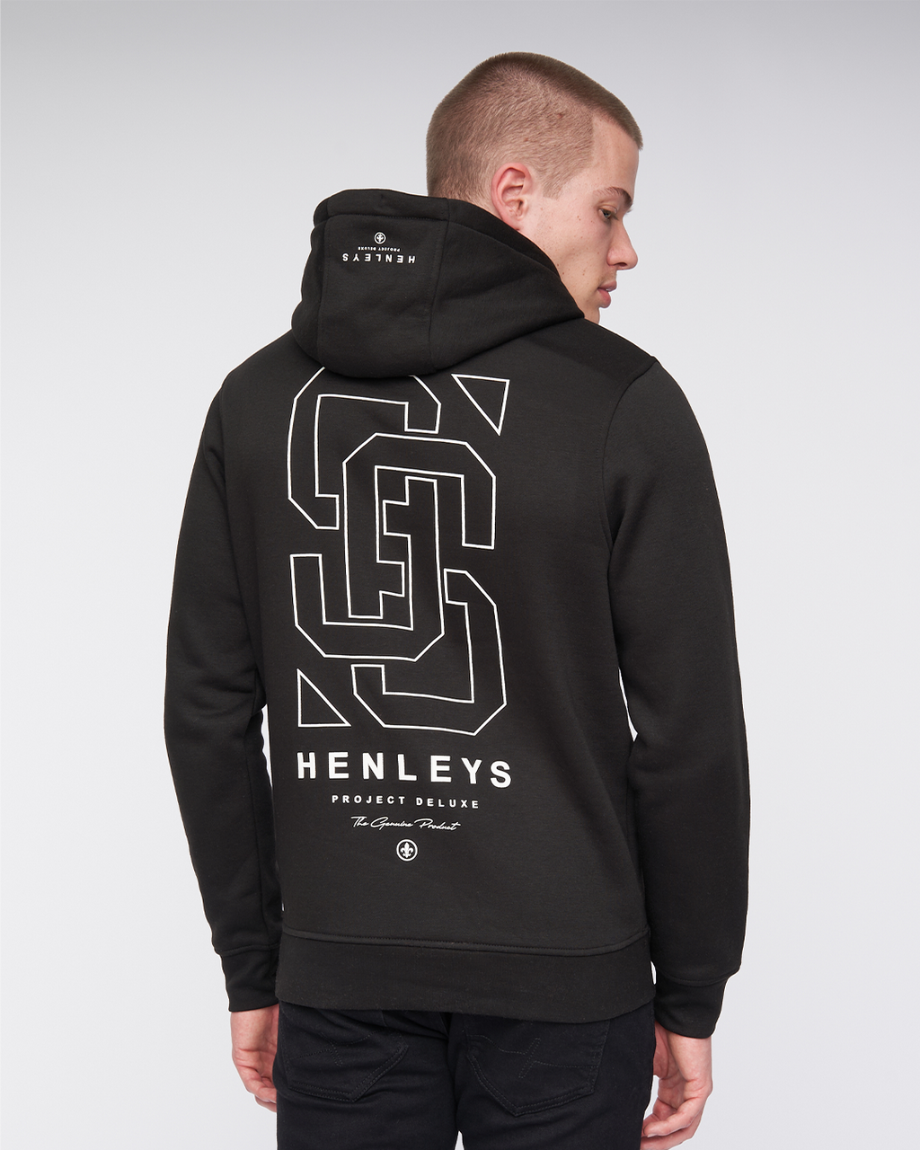 Henleys NInesix Hoody Black