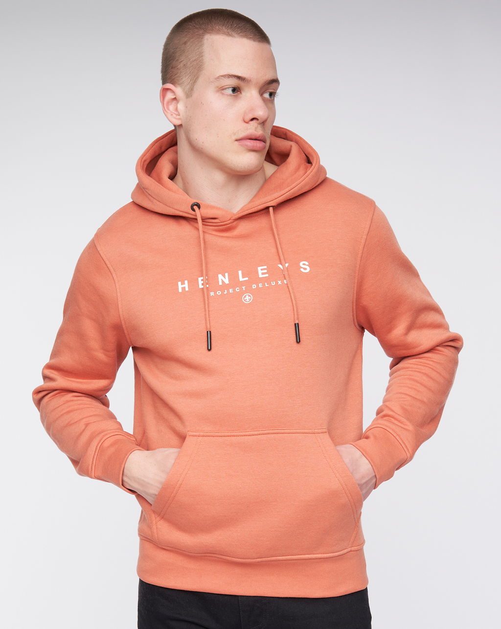 Henleys Ninesix Hoody Dusty Red