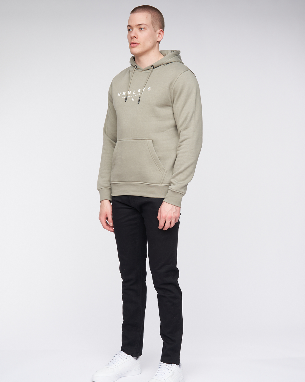 Henleys Ninesix Hoody  Dusty Olive