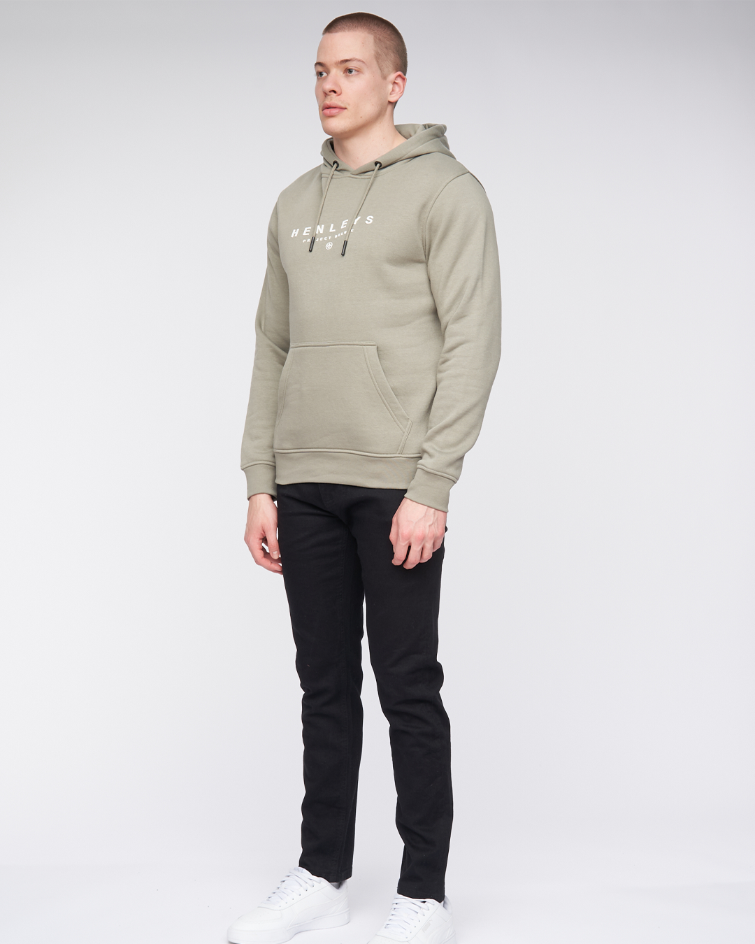 Henleys Ninesix Hoody  Dusty Olive