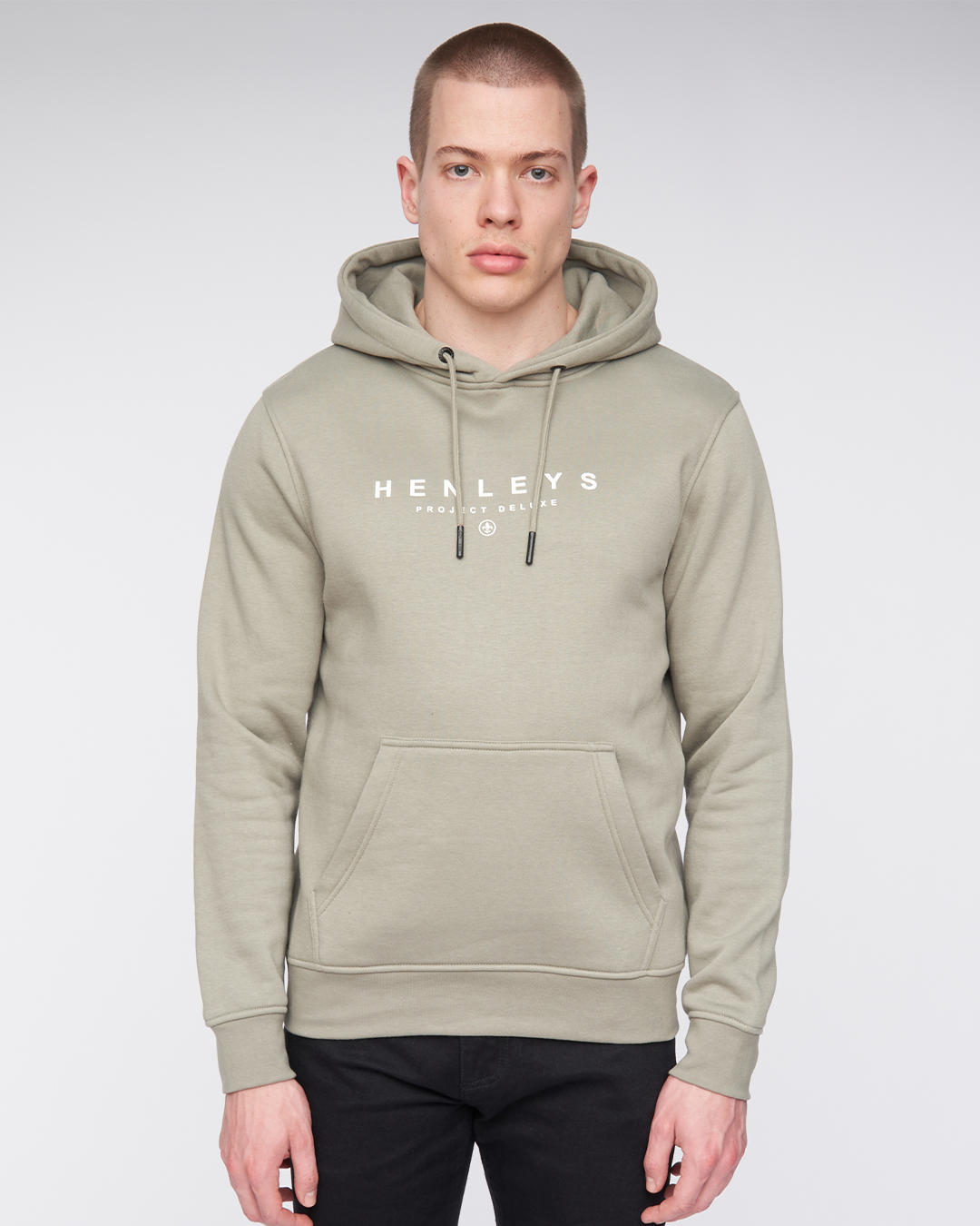 Henleys Ninesix Hoody  Dusty Olive
