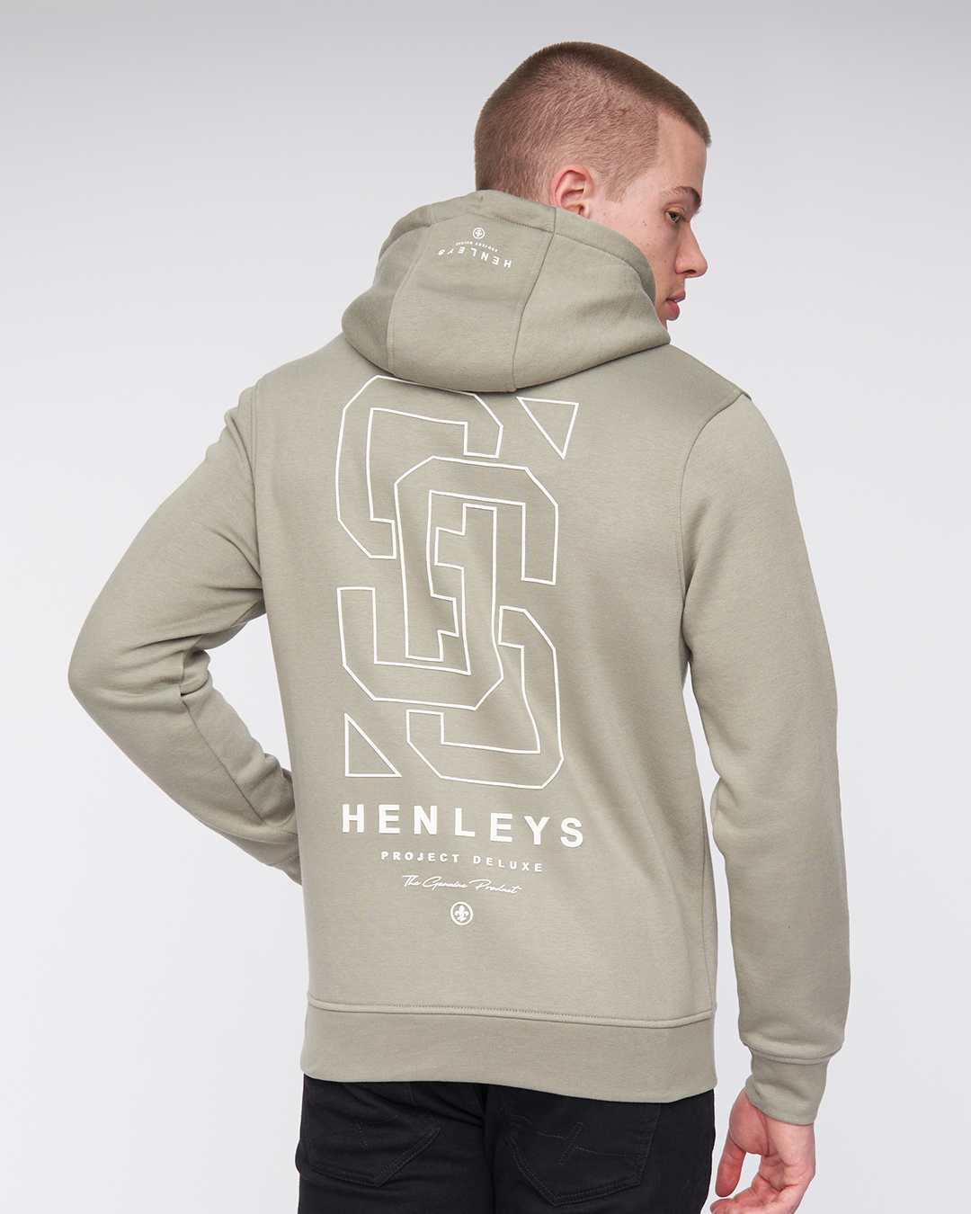 Henleys Ninesix Hoody  Dusty Olive