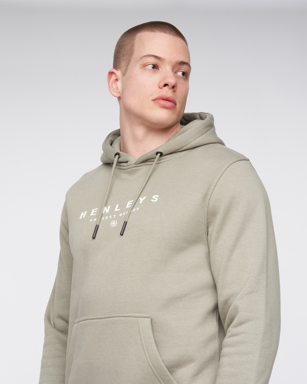 Henleys Ninesix Hoody  Dusty Olive