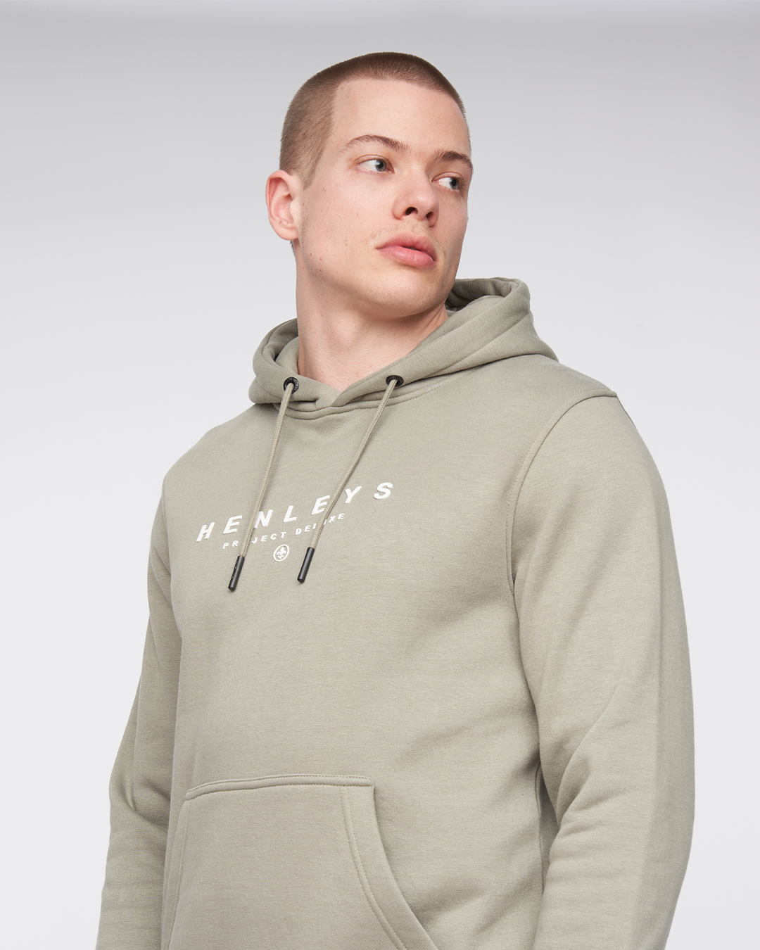 Henleys Ninesix Hoody  Dusty Olive