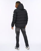 KWD Fractioned Puffer Jacket Black