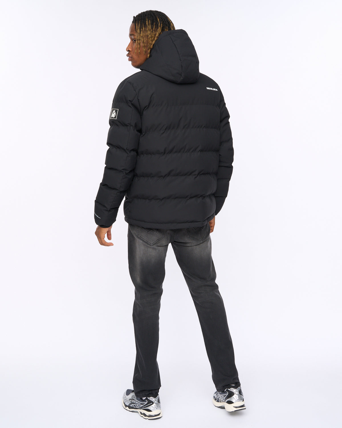 KWD Fractioned Puffer Jacket Black