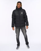 KWD Fractioned Puffer Jacket Black