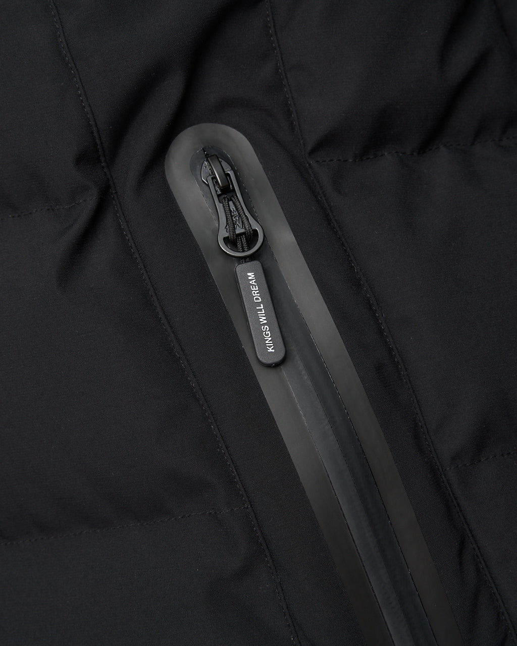 KWD Fractioned Puffer Jacket Black