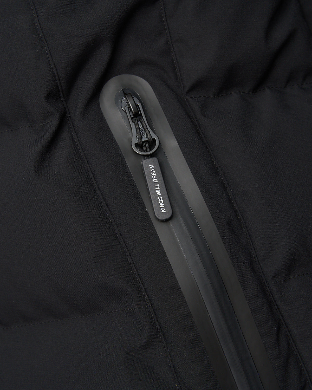 KWD Fractioned Puffer Jacket Black