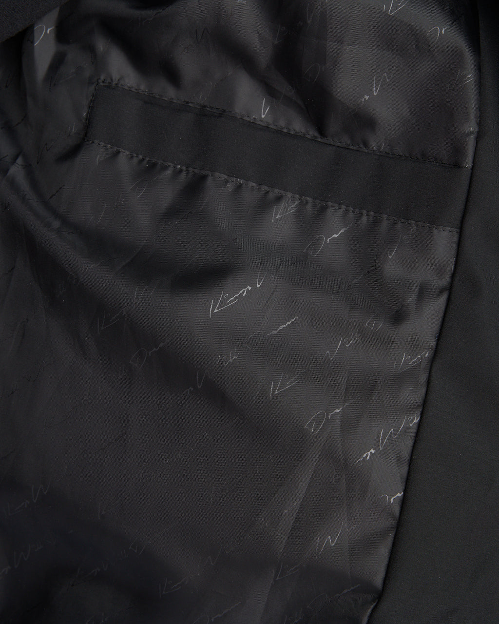 KWD Fractioned Puffer Jacket Black