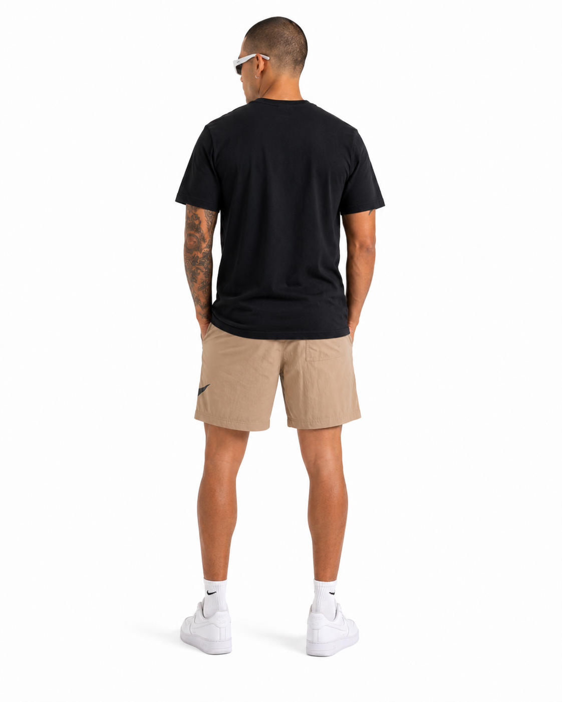 Nike Mens NSW SW Air Graphic Tee in Black
