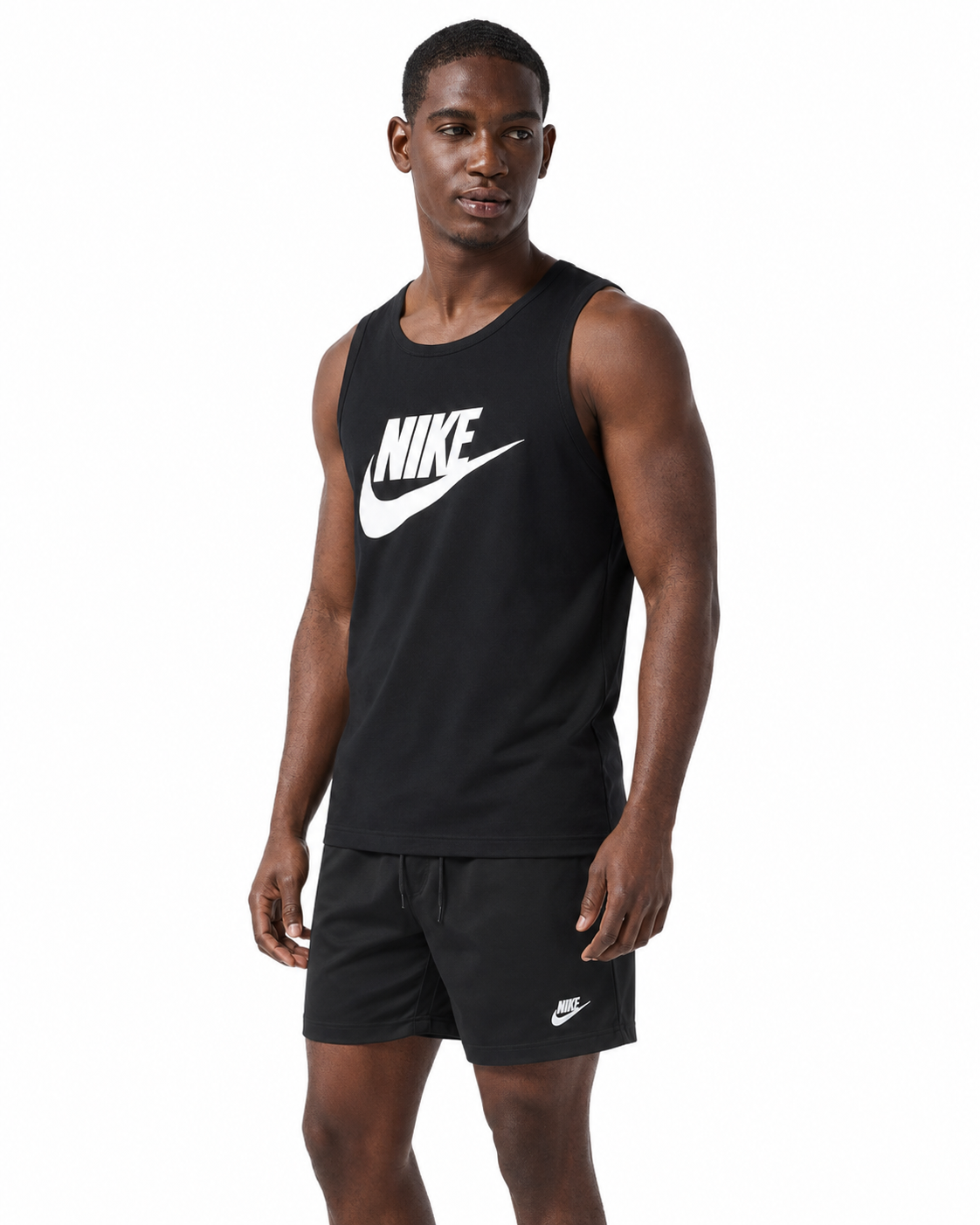 Nike Air Mens Athletic Black Vest Tank Top