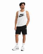Nike Air Mens Athletic White Vest Tank Top Colour White