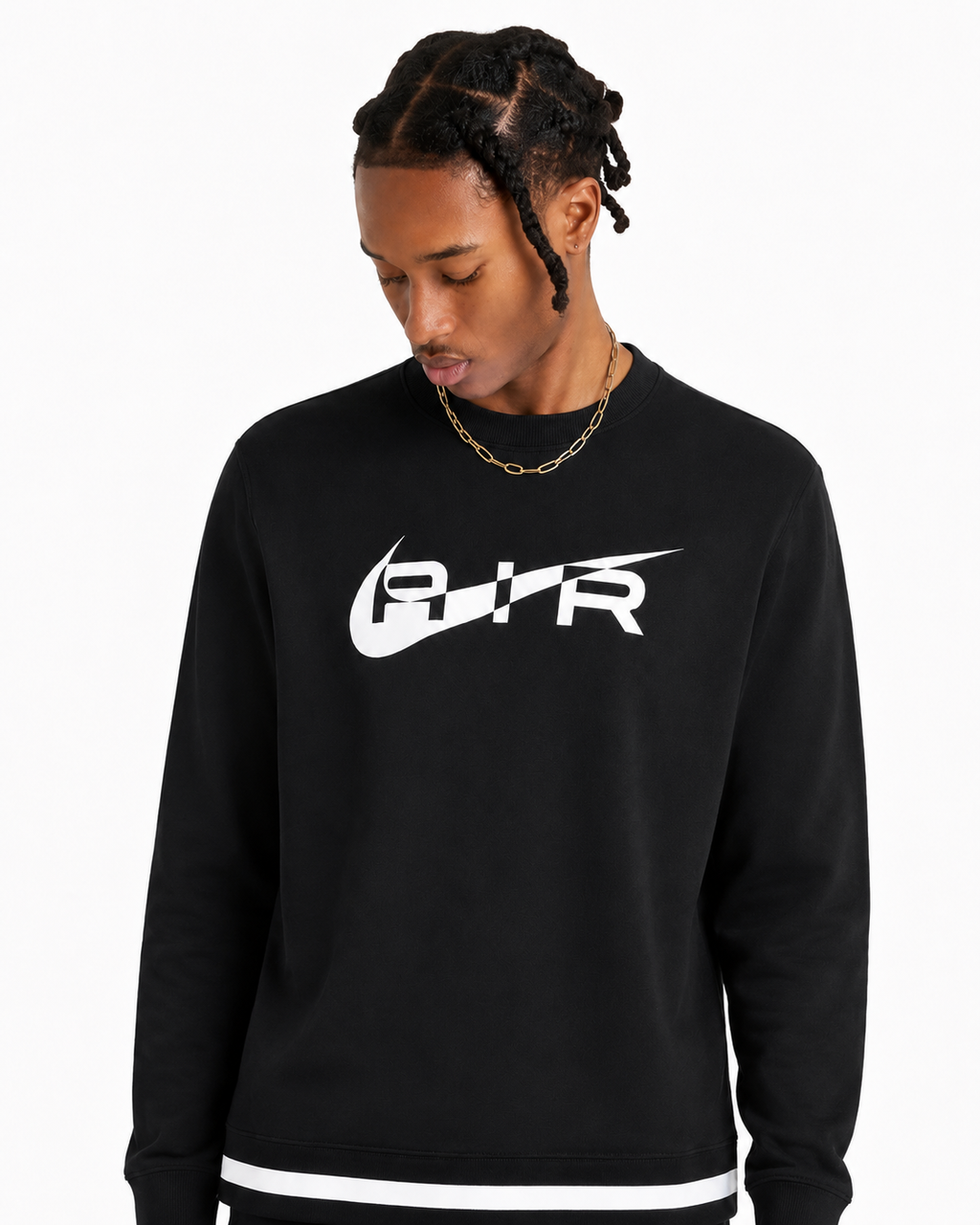 Nike Air Tracksuit Set Black White Colour