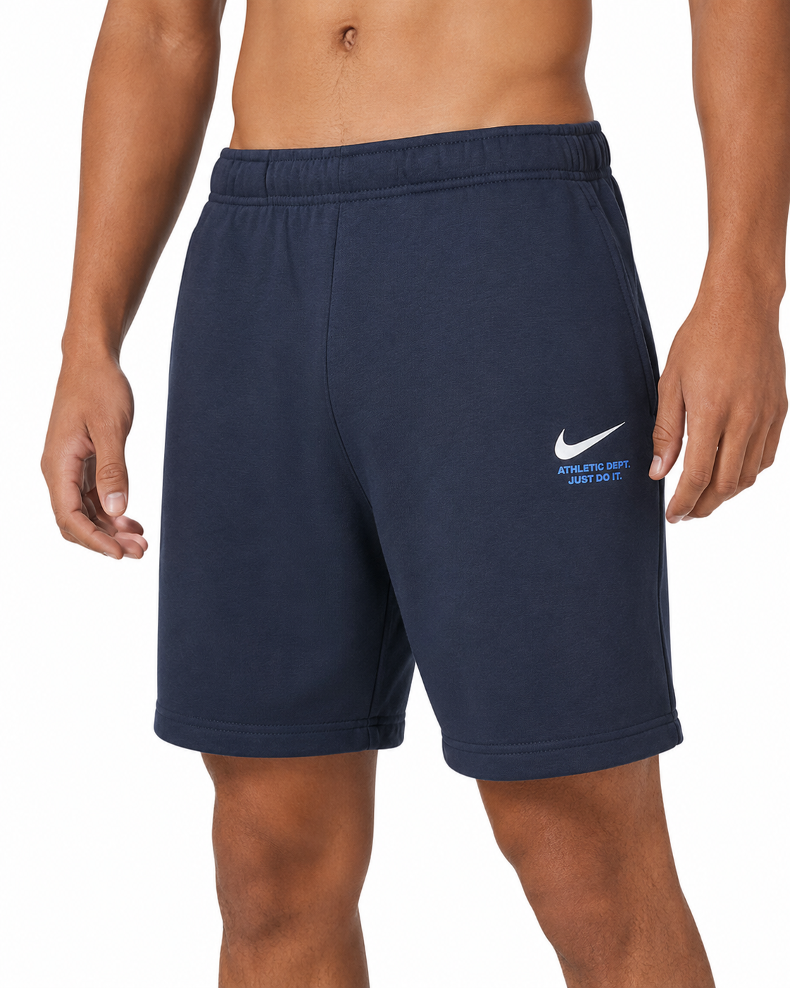 Nike Athletic T Shirt And Shorts Set Navy Colour Blue