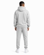 Nike Club Pullover Hoodie Embroidered Logo in Grey