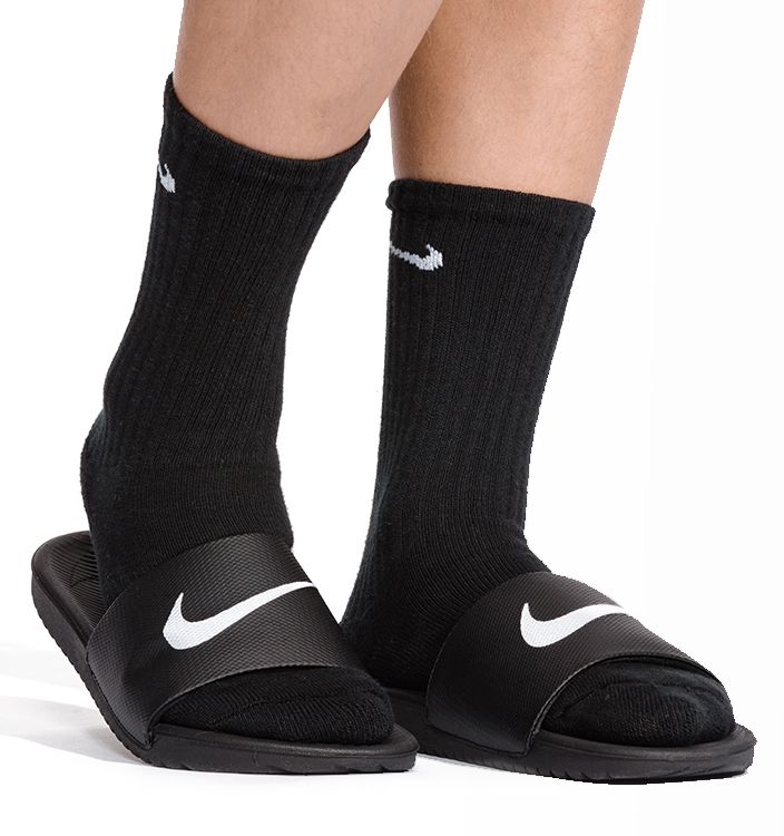 Nike Everyday Cushion Crew Training Socks (3 Pack) in Black