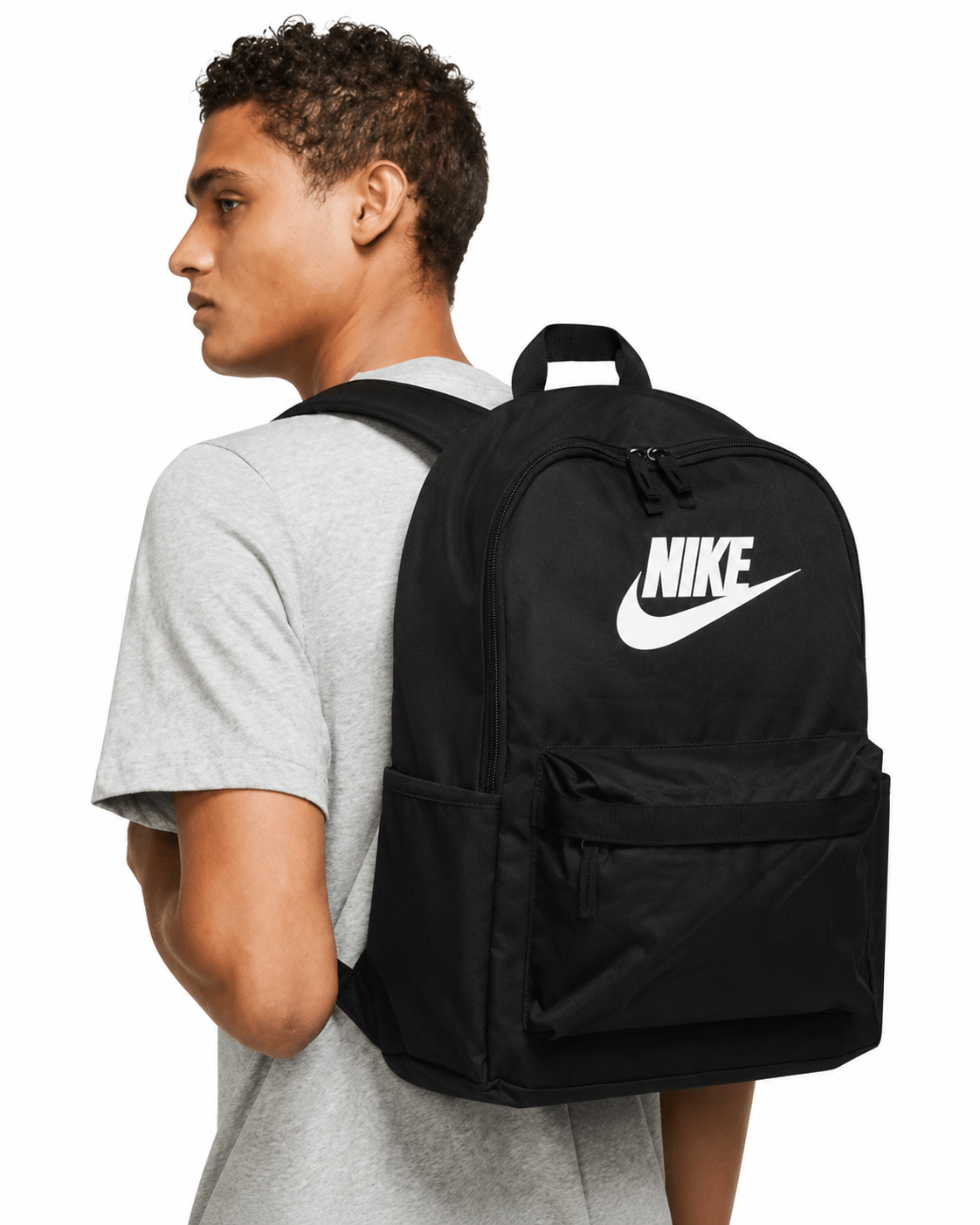 Nike Heritage 2.0 Backpack School Bag Sports Gym Rucksack Bag Black BA5879-011