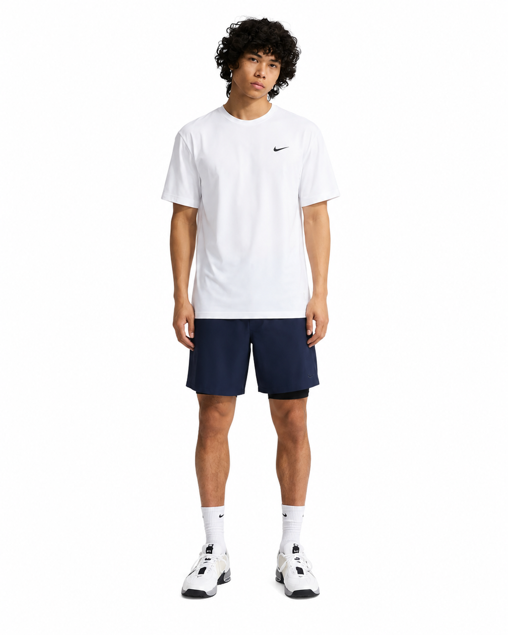 Nike Mens T-Shirt Dri Fit DV9839 Athletic Sportswear Cotton Crew Neck Soft Top