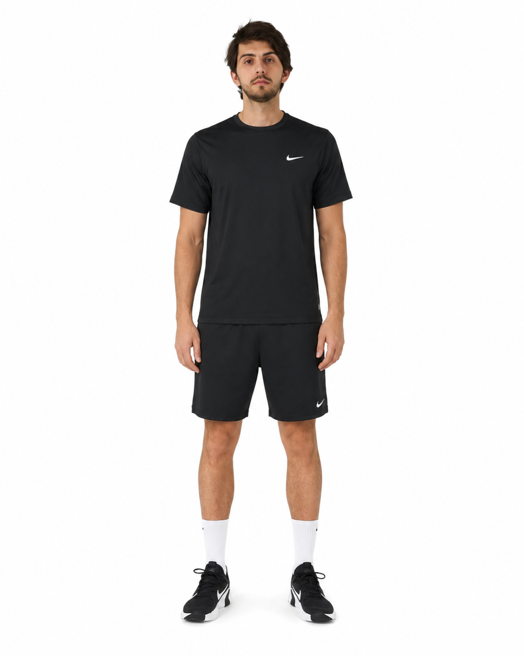 Nike Mens T-Shirt Dri Fit DV9839 Athletic Sportswear Cotton Crew Neck Soft Top