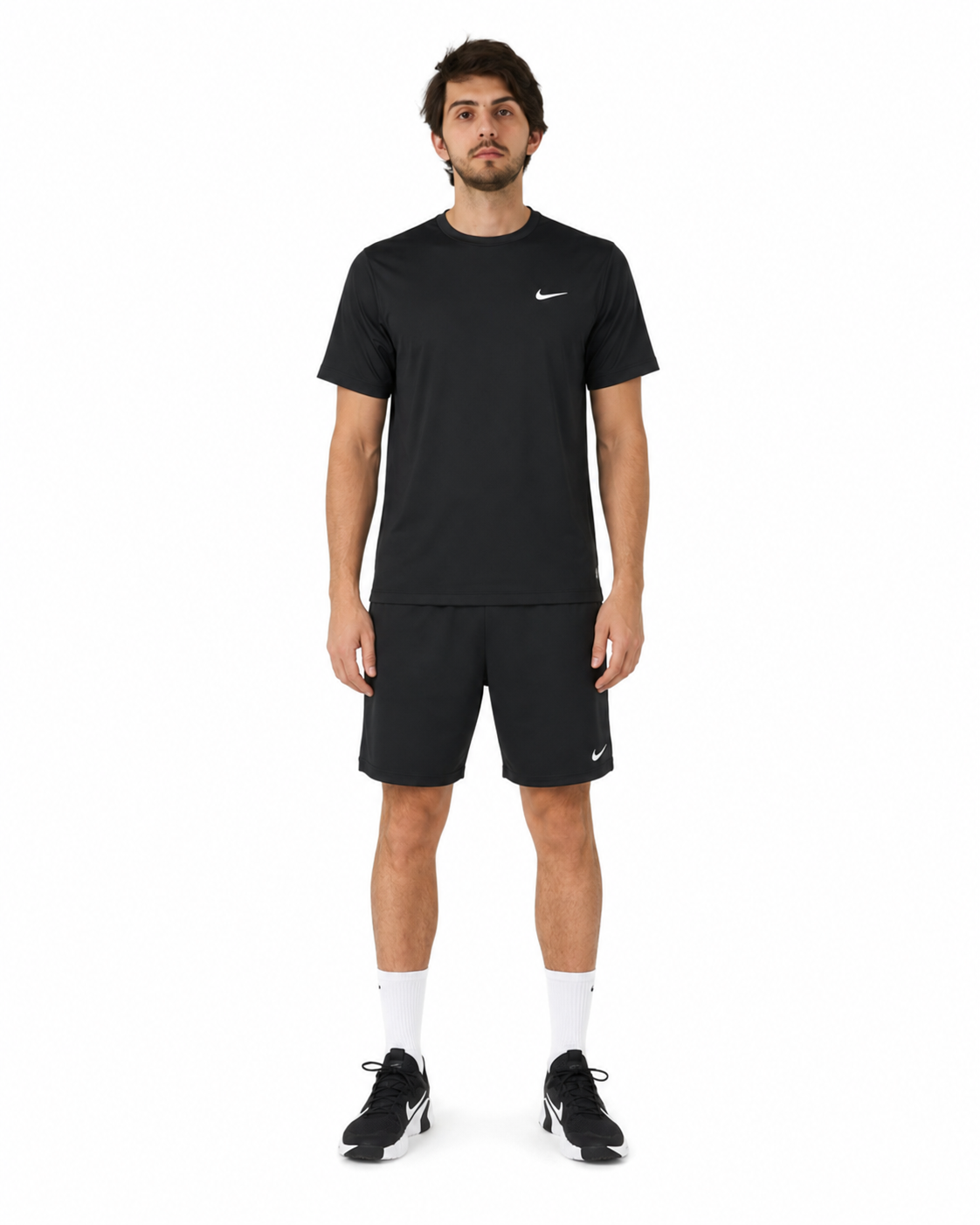 Nike Mens T-Shirt Dri Fit DV9839 Athletic Sportswear Cotton Crew Neck Soft Top