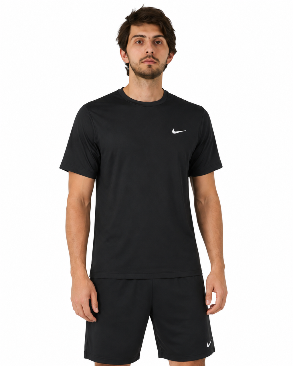 Nike Mens T-Shirt Dri Fit DV9839 Athletic Sportswear Cotton Crew Neck Soft Top