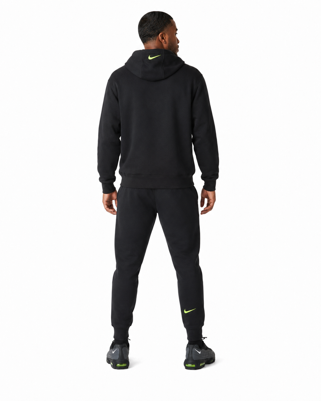 Nike Standard Issue Moto Overhead Tracksuit In Black Colour Black