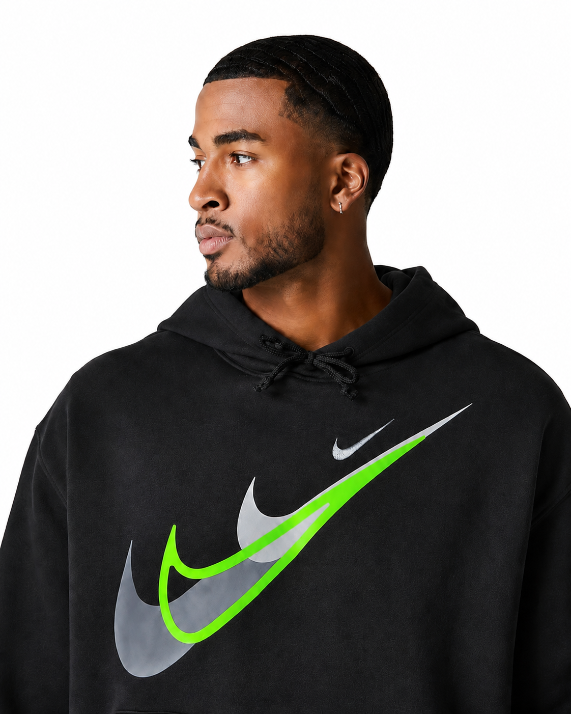 Nike Standard Issue Moto Overhead Tracksuit In Black Colour Black