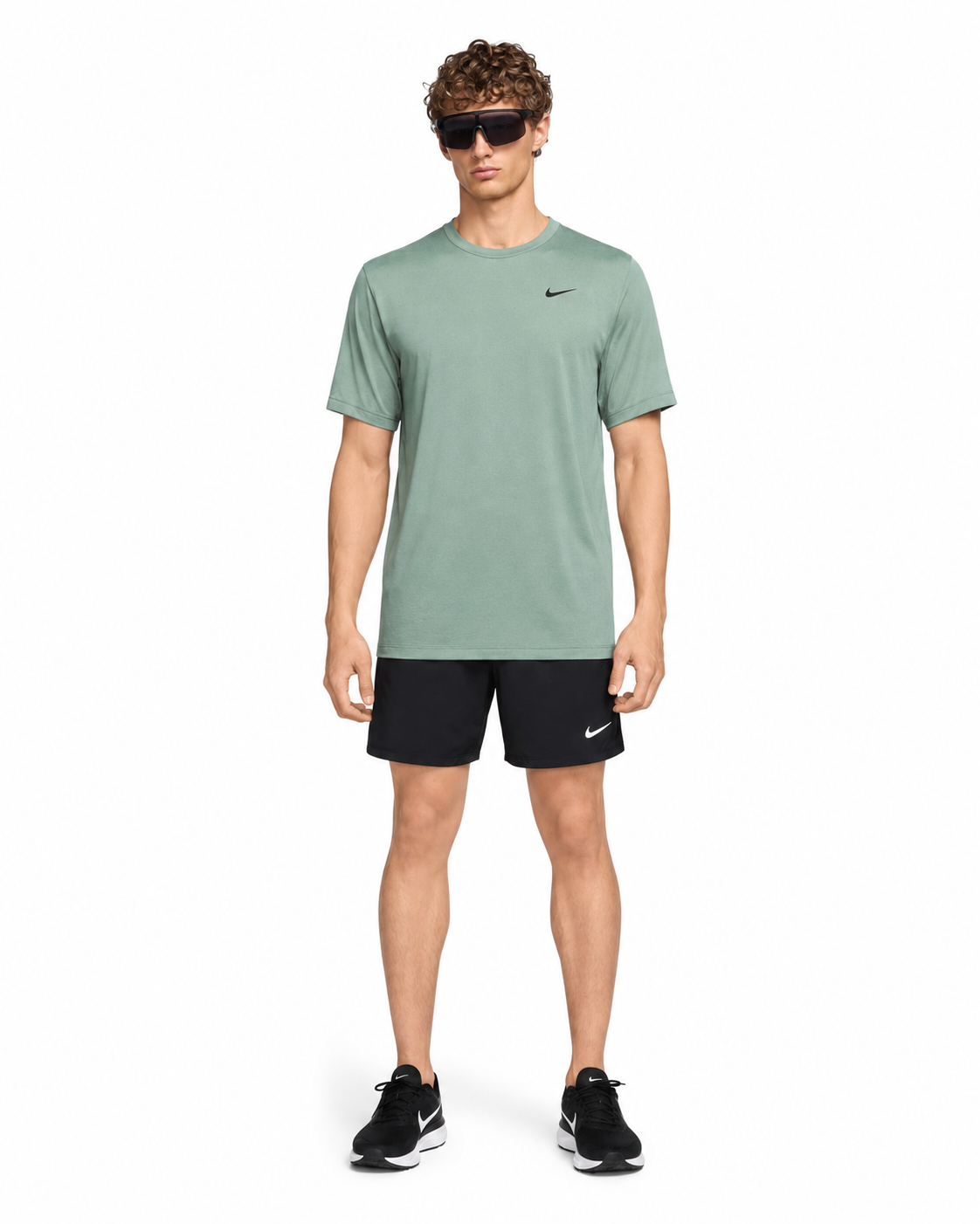Nike Training Dri-FIT Hyverse UV t-shirt in Steam Green
