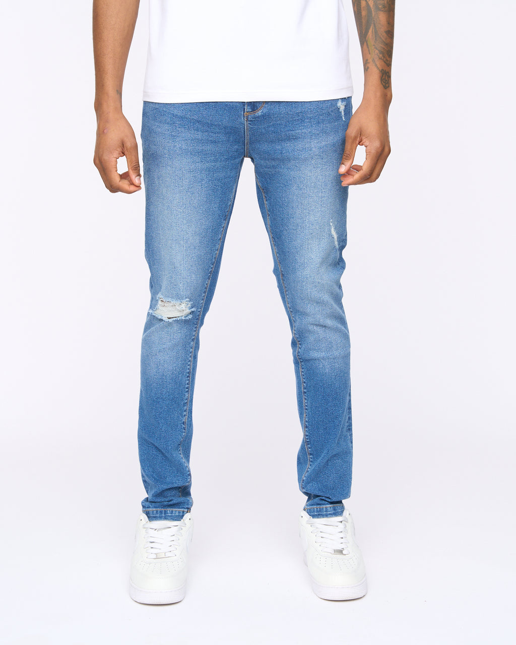 Sik Silk Skinny Roke  Jeans Light Blue